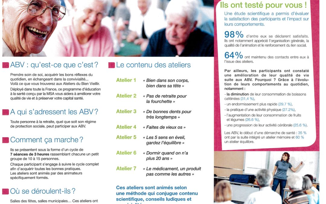 Atelier du Bien Vieillir