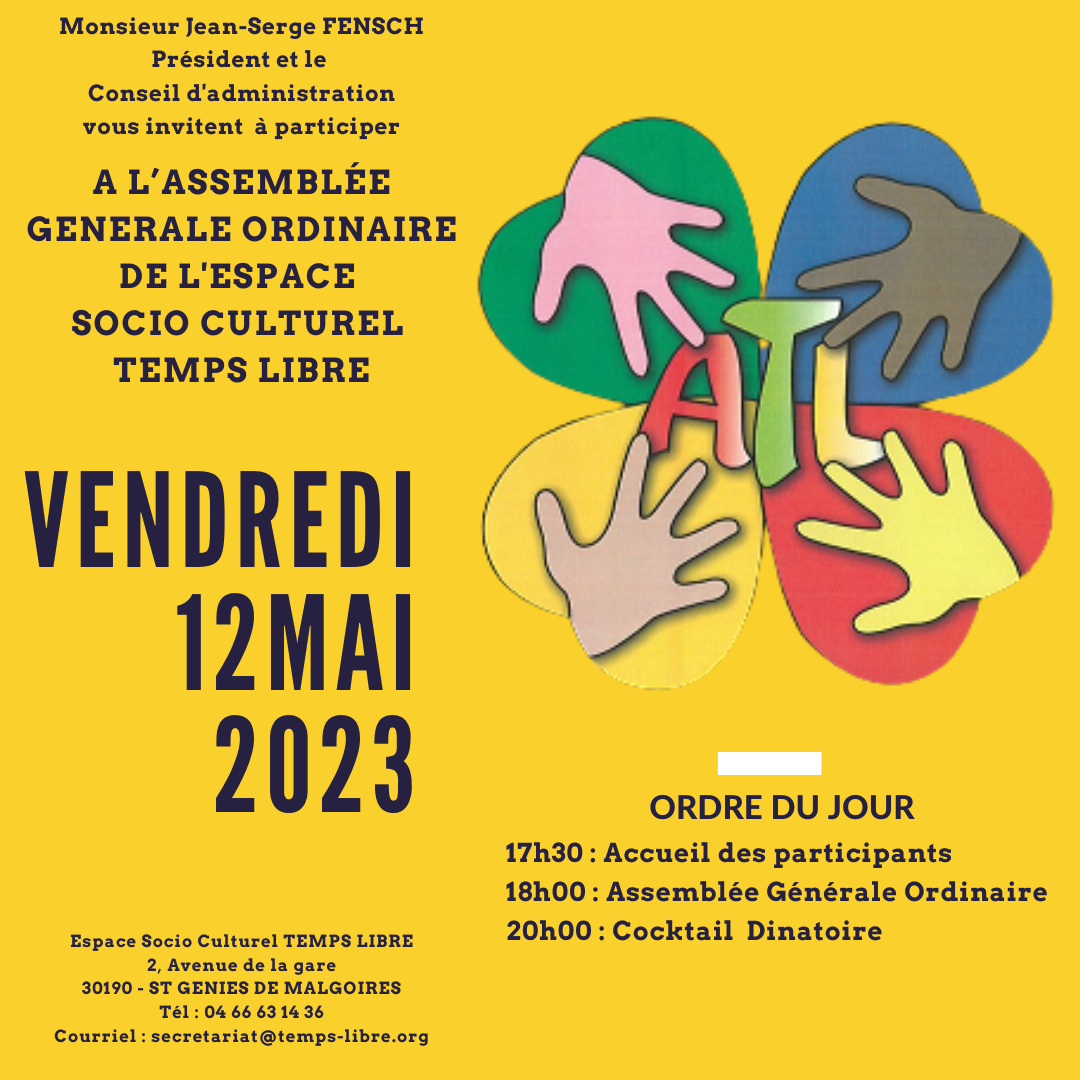INVITATION ASSEMBLEE GENERALE