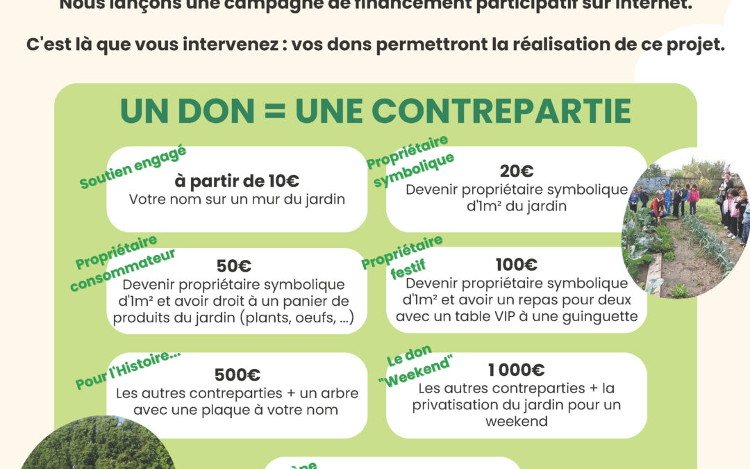 Le jardin l’Ortalet est en danger mais…