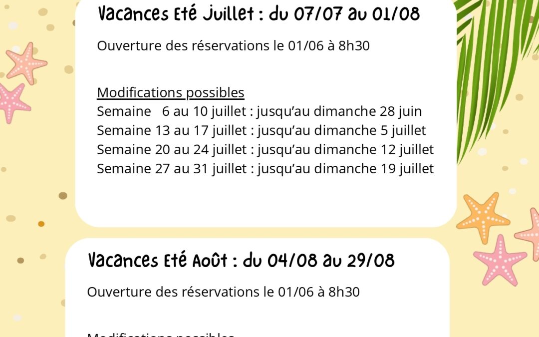 Alerte Terre de Loisirs : Les inscriptions estivales sont ouvertes !